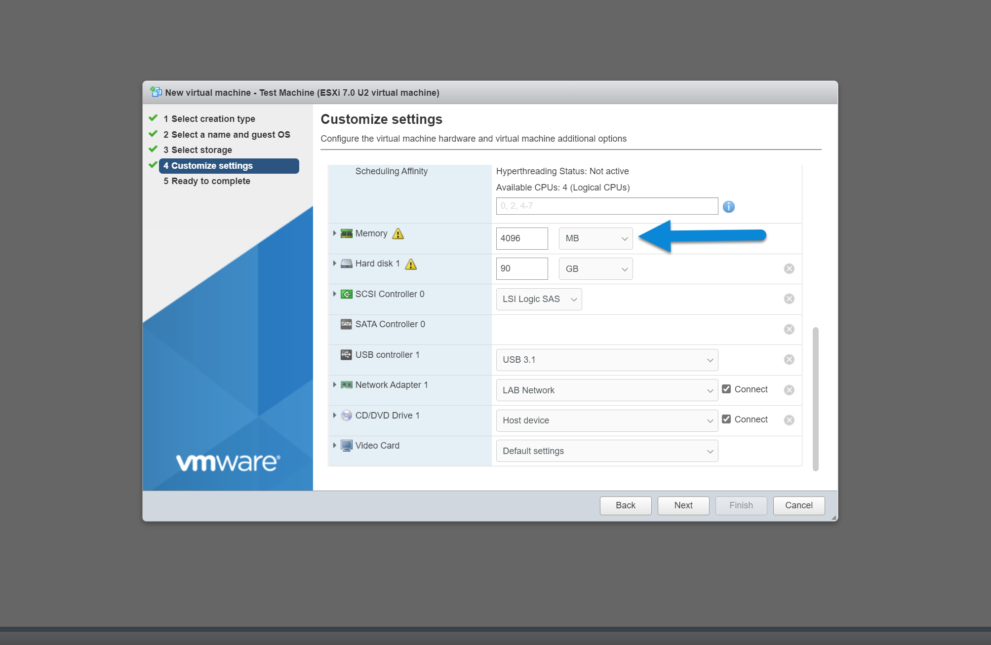 Creating a VM in ESXi Confused !T
